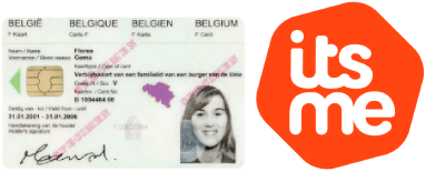 Image illustrant la méthode de connexion eID ou itsme